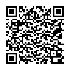 Código QR para número de teléfono +18122000249