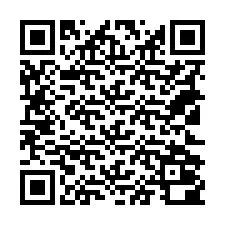 Código QR para número de teléfono +18122000313