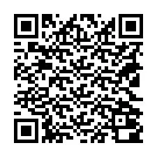 QR kód a telefonszámhoz +18122000322