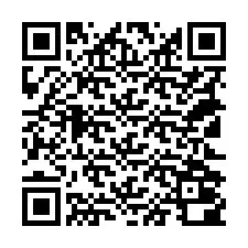 Código QR para número de teléfono +18122000354