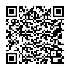 QR-koodi puhelinnumerolle +18122000357