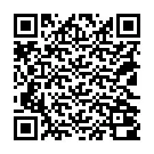 QR-koodi puhelinnumerolle +18122000360