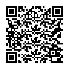 QR код за телефонен номер +18122000361