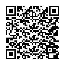 QR код за телефонен номер +18122000366