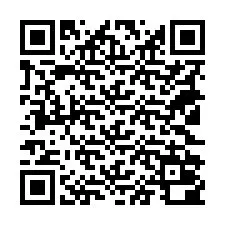 Codice QR per il numero di telefono +18122000432