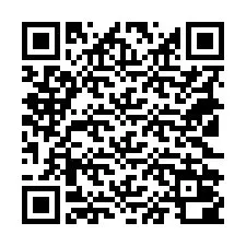 Código QR para número de telefone +18122000436