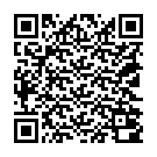 QR kód a telefonszámhoz +18122000478