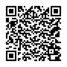 Código QR para número de teléfono +18122000545