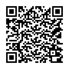 Código QR para número de teléfono +18122000559