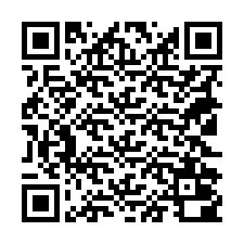 QR-koodi puhelinnumerolle +18122000572