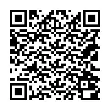 Código QR para número de teléfono +18122000757