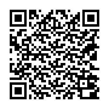 QR-код для номера телефона +18122000812