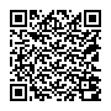 QR-koodi puhelinnumerolle +18122000850