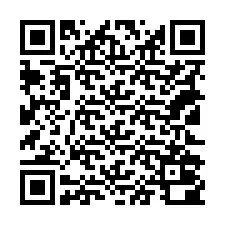 QR Code สำหรับหมายเลขโทรศัพท์ +18122000955