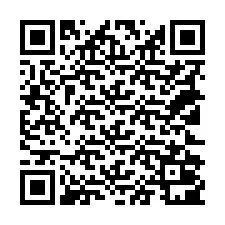 Código QR para número de teléfono +18122001119