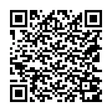 QR-koodi puhelinnumerolle +18122001156