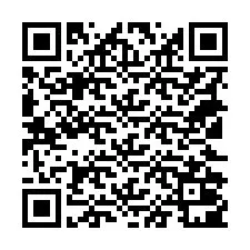 Código QR para número de teléfono +18122001186