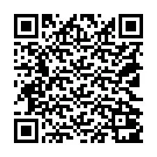 QR kód a telefonszámhoz +18122001228