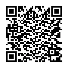 Código QR para número de teléfono +18122001229