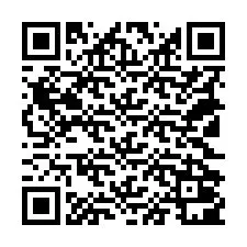 Kode QR untuk nomor Telepon +18122001234