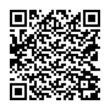 QR-koodi puhelinnumerolle +18122001326