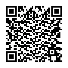 QR kód a telefonszámhoz +18123244766