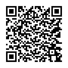 Código QR para número de teléfono +18123244768