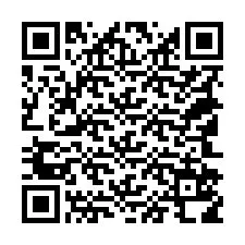 Código QR para número de teléfono +18142518448