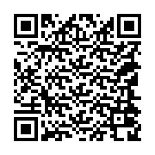 QR-koodi puhelinnumerolle +18144028858