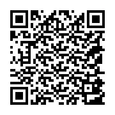 QR-code voor telefoonnummer +18155803032