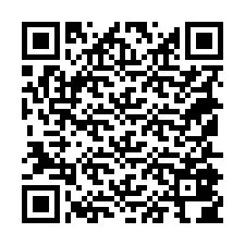 Código QR para número de teléfono +18155804962