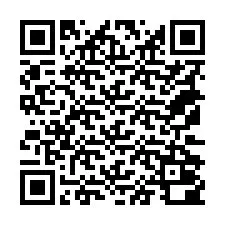 QR-koodi puhelinnumerolle +18172000253