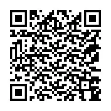 QR-koodi puhelinnumerolle +18173744292