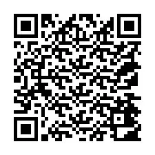 Código QR para número de teléfono +18174402988