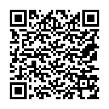 Código QR para número de teléfono +18177174497