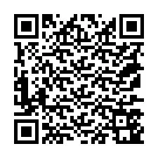 Código QR para número de telefone +18177541444