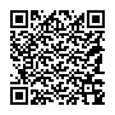 Código QR para número de teléfono +18183344580