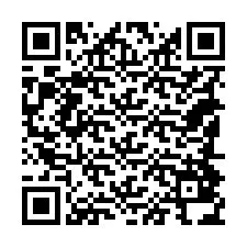 QR Code สำหรับหมายเลขโทรศัพท์ +18184834687