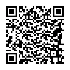 Código QR para número de teléfono +18186664637