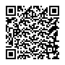 QR Code สำหรับหมายเลขโทรศัพท์ +18186974421