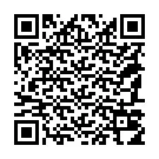 QR-koodi puhelinnumerolle +18187014400