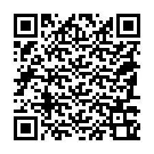 QR-koodi puhelinnumerolle +18187360518