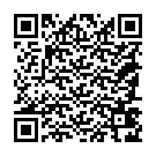 QR-Code für Telefonnummer +18187426589