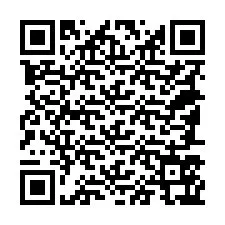 Codice QR per il numero di telefono +18187567488