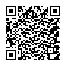 QR-koodi puhelinnumerolle +18187910263