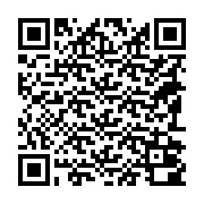 QR-код для номера телефона +18192000012