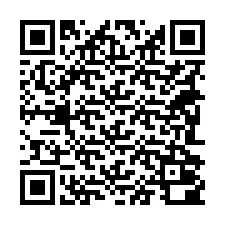 QR-koodi puhelinnumerolle +18282000256