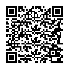 Código QR para número de teléfono +18282000346