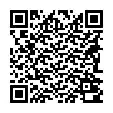 QR-koodi puhelinnumerolle +18282000646