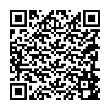 Código QR para número de teléfono +18284842518